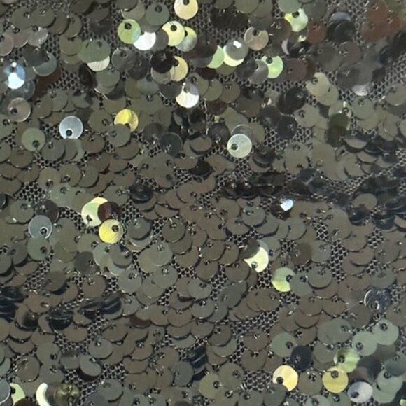 Sachin & Babi Naira Women's Midi Black Dress Off Shoulder Sequence Collar 8 NWT - Picture 6 of 15